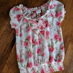 Abercombie & Fitch Floral Blouse